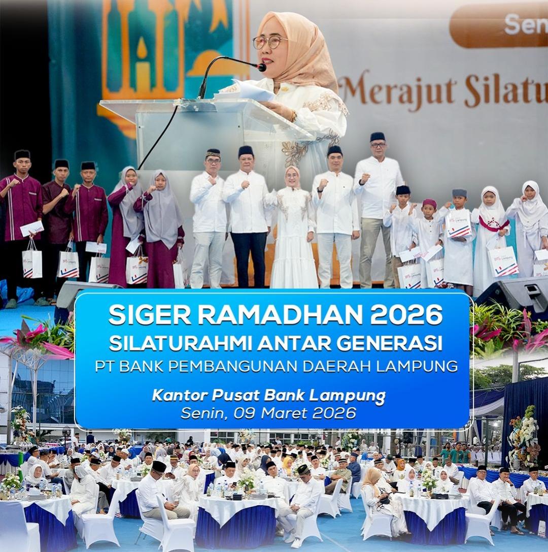 Bank Lampung Gelar Kegiatan Buka Bersama Keluarga Besar Bank Lampung