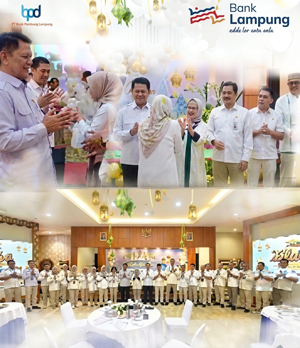 Bank Lampung Pusat Gelar Kegiatan Halal Bihalal